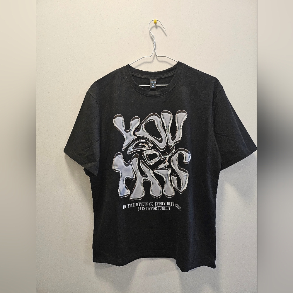 BNWT - You Got This Liquid Metal Graphic T-Shirt | Size Small
